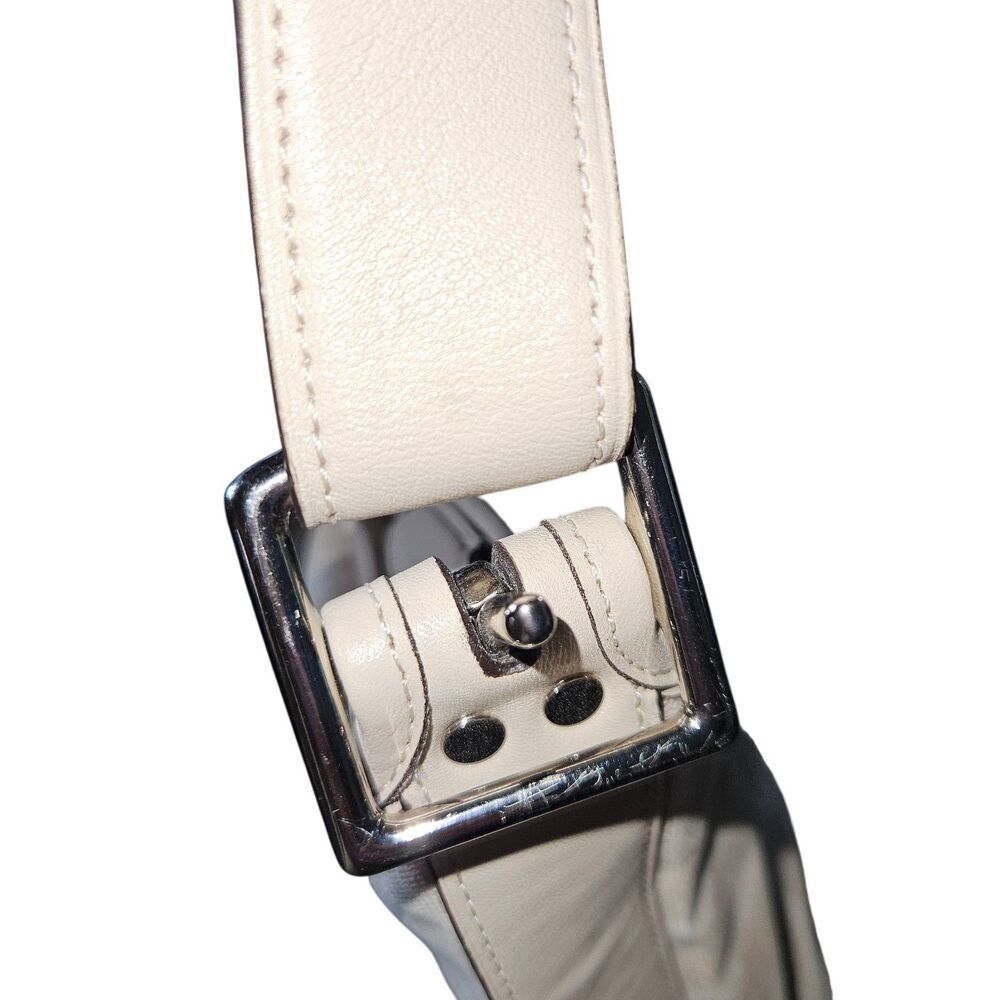 Vintage Coach Legacy Shoulder Bag Beige Canvas Zebra Pattern Leather Trim 23410 - Picture 11 of 14